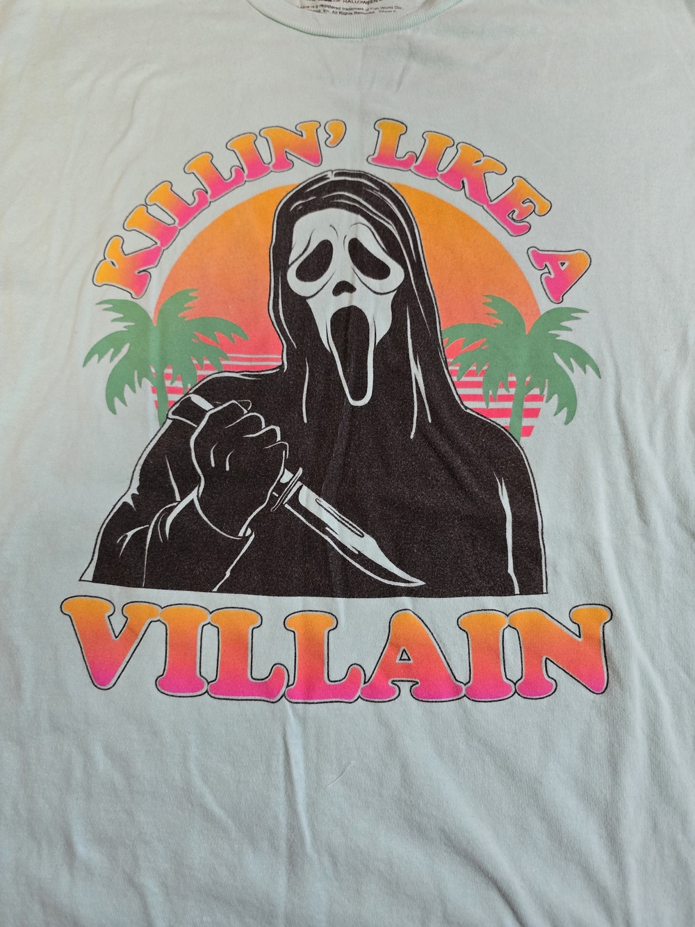 Killin' Like a Villain Ghost Face Pastel Mint